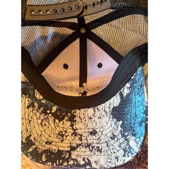 Cabela's Club Men's Camouflage Mesh Back Adjustable Snapback Hat Black One Size - Picture 6 of 7